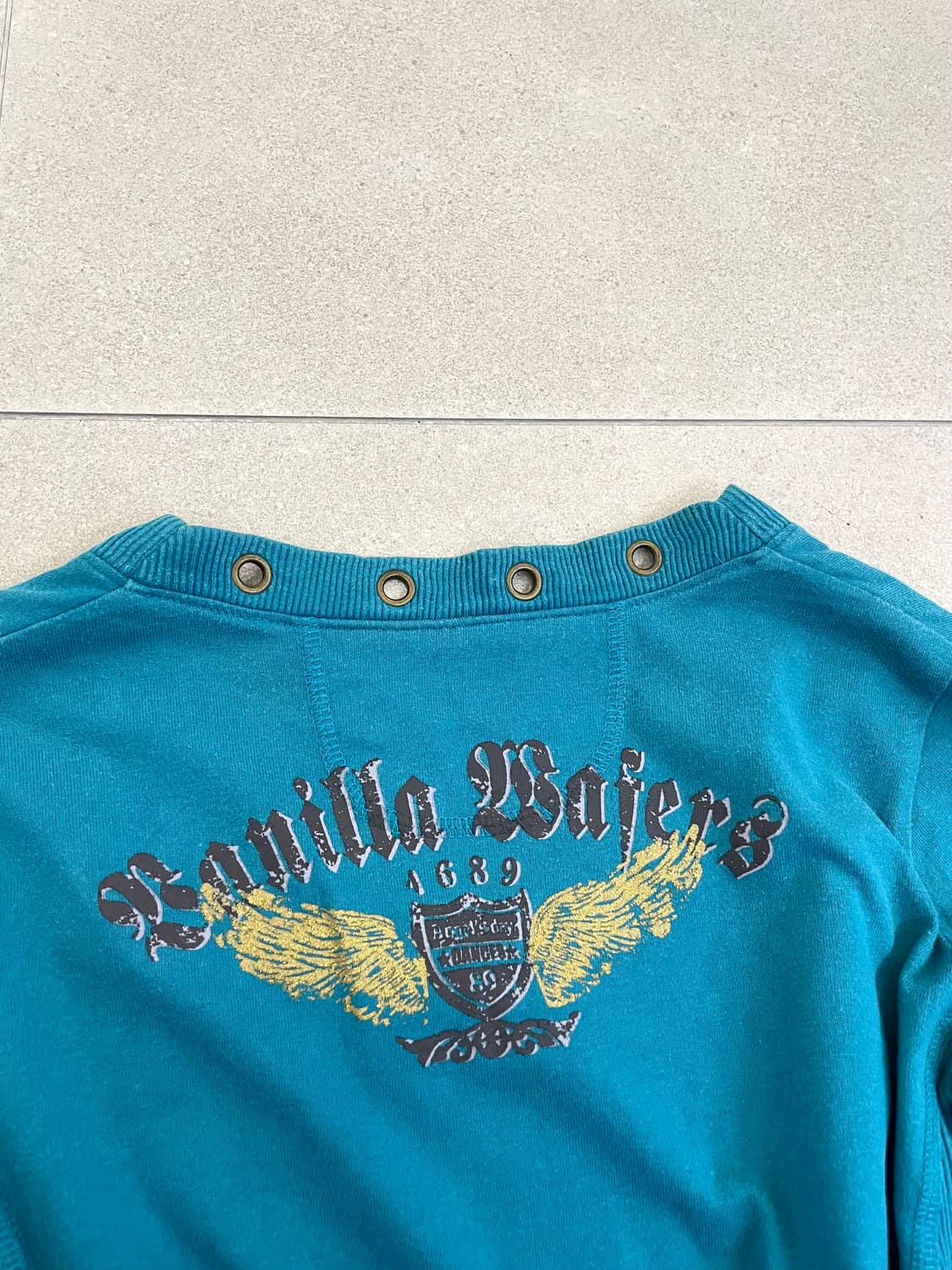 민트 브이넥 아일렛 롱슬리브 상품이미지5