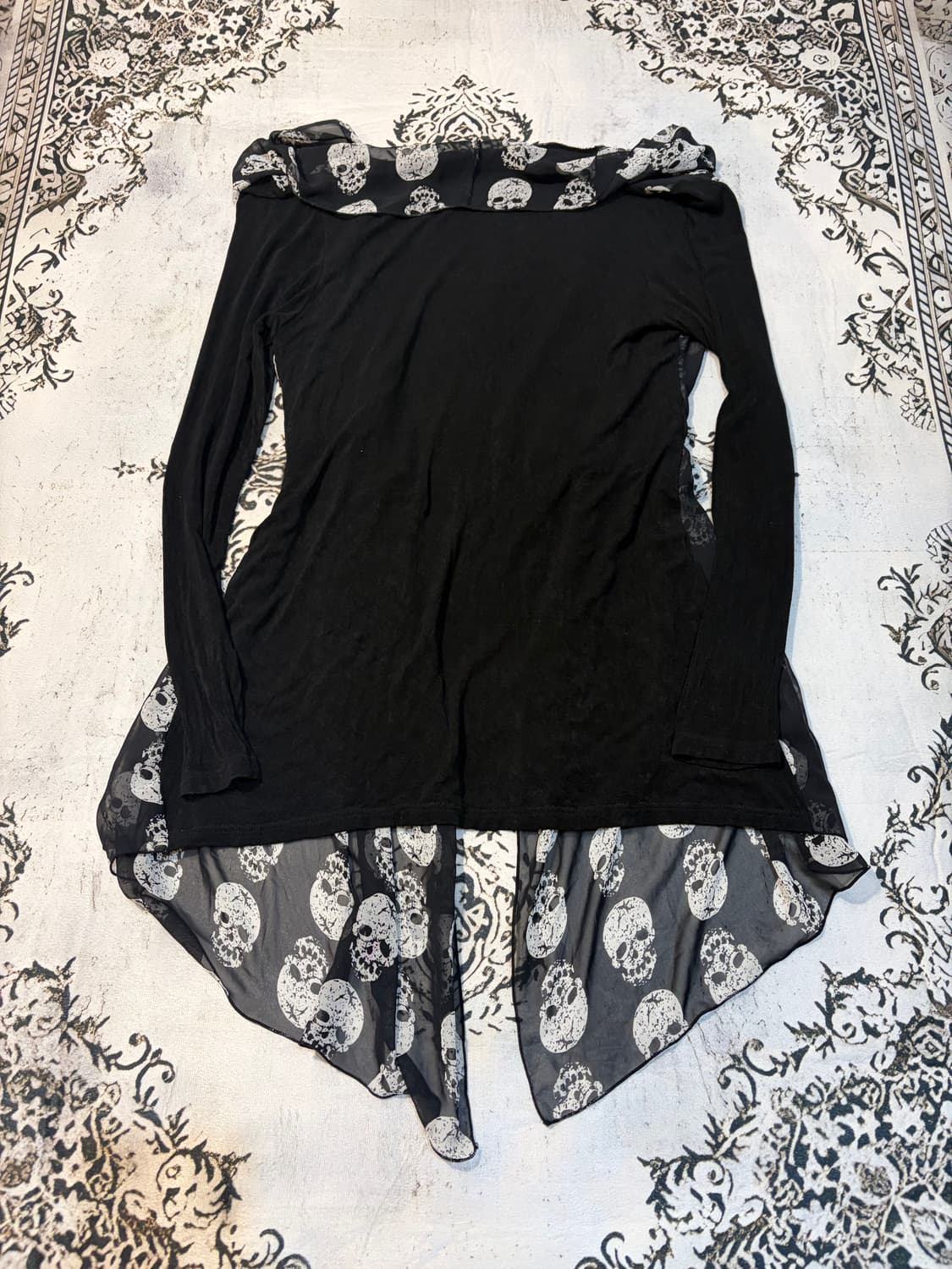 Gothic See-through Layered cardigan 상품이미지8