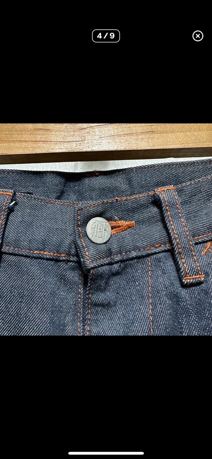 장폴고티에 레드스티치 생지 페인팅진 상품이미지4