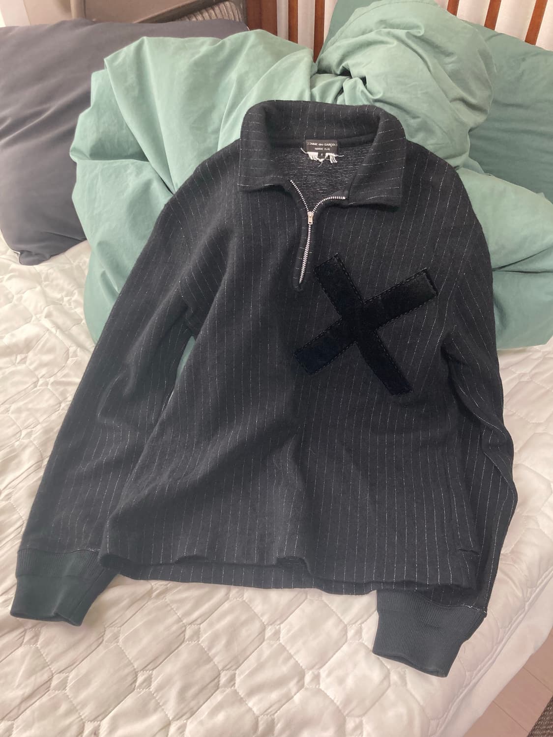 06 꼼데가르송 옴므플러그 쿼터 집업 슬리브 ㅅ 상품이미지1