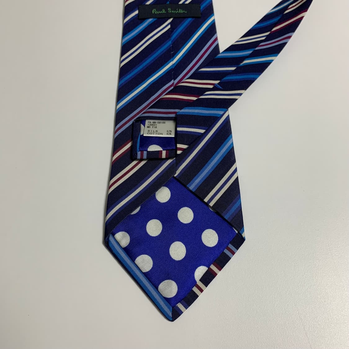 폴스미스(Paul smith) 스트라이프 명품 최상급 넥타이 혼방 A+ 상품이미지6