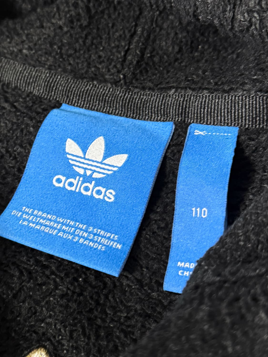 아디다스 루즈핏 카모 빅로고 파이어버드 플리스 후드집업 상품이미지5