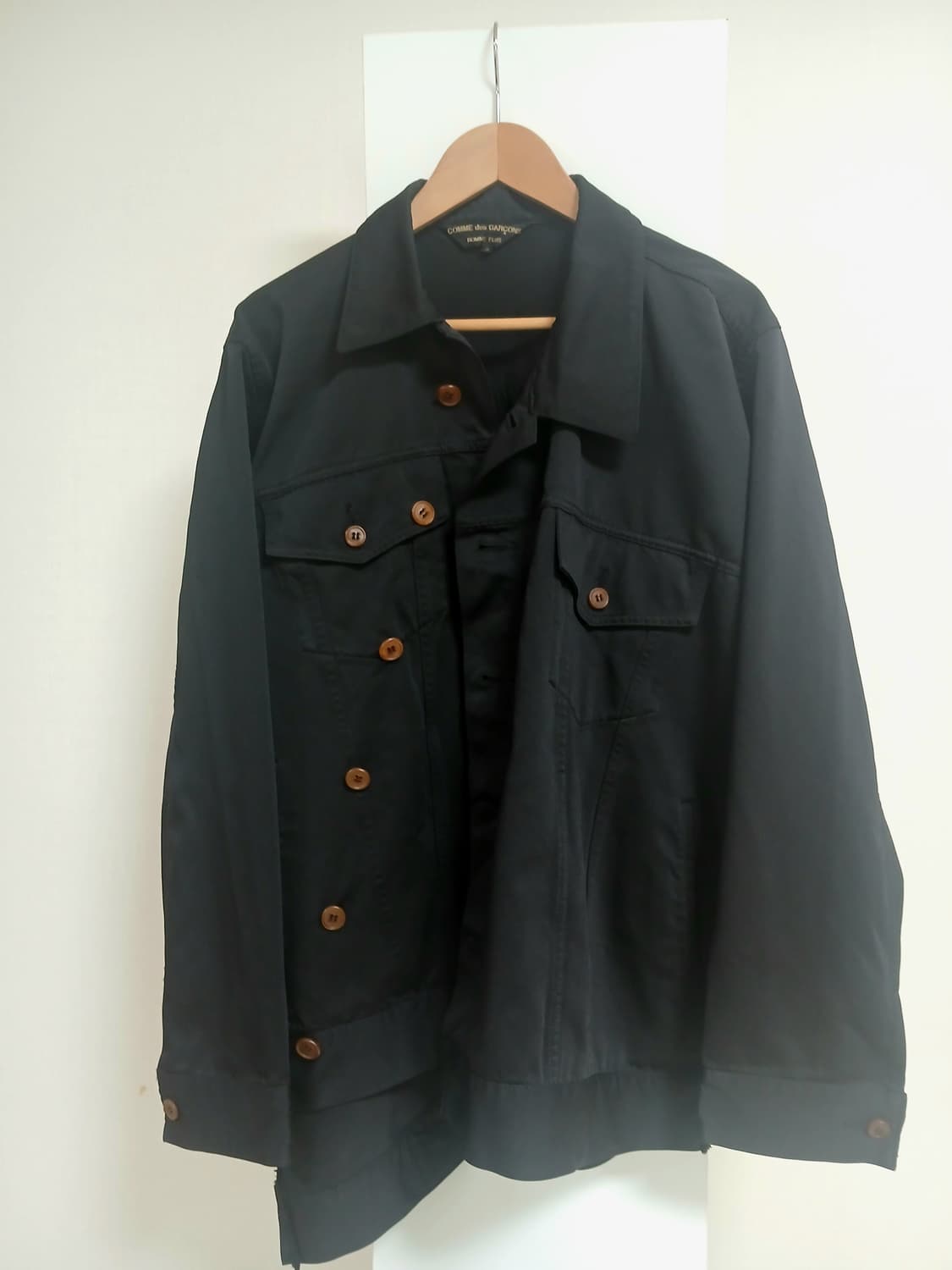 꼼데 가르송 옴므 플러스 비대칭 축용 트러커 M 상품이미지1