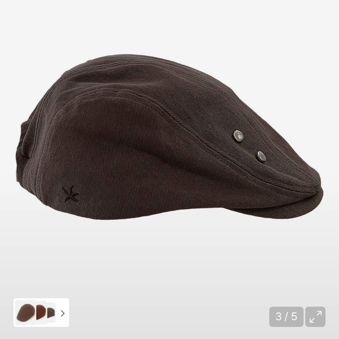 더콜디스트모먼트 헌팅캡 브라운 새상품 상품이미지2