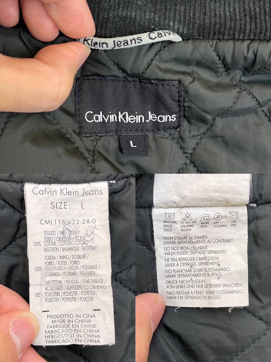 캘빈클라인 진  투포켓 아미 코듀로이 자켓 상품이미지8