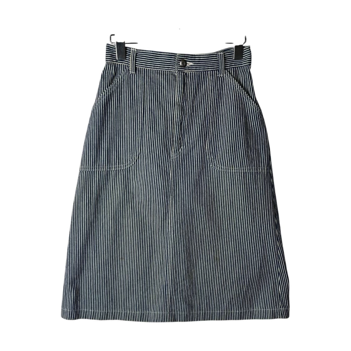 [EL JOHN] 엘존 재팬 히코리 퍼티그 데님스커트 상품이미지2