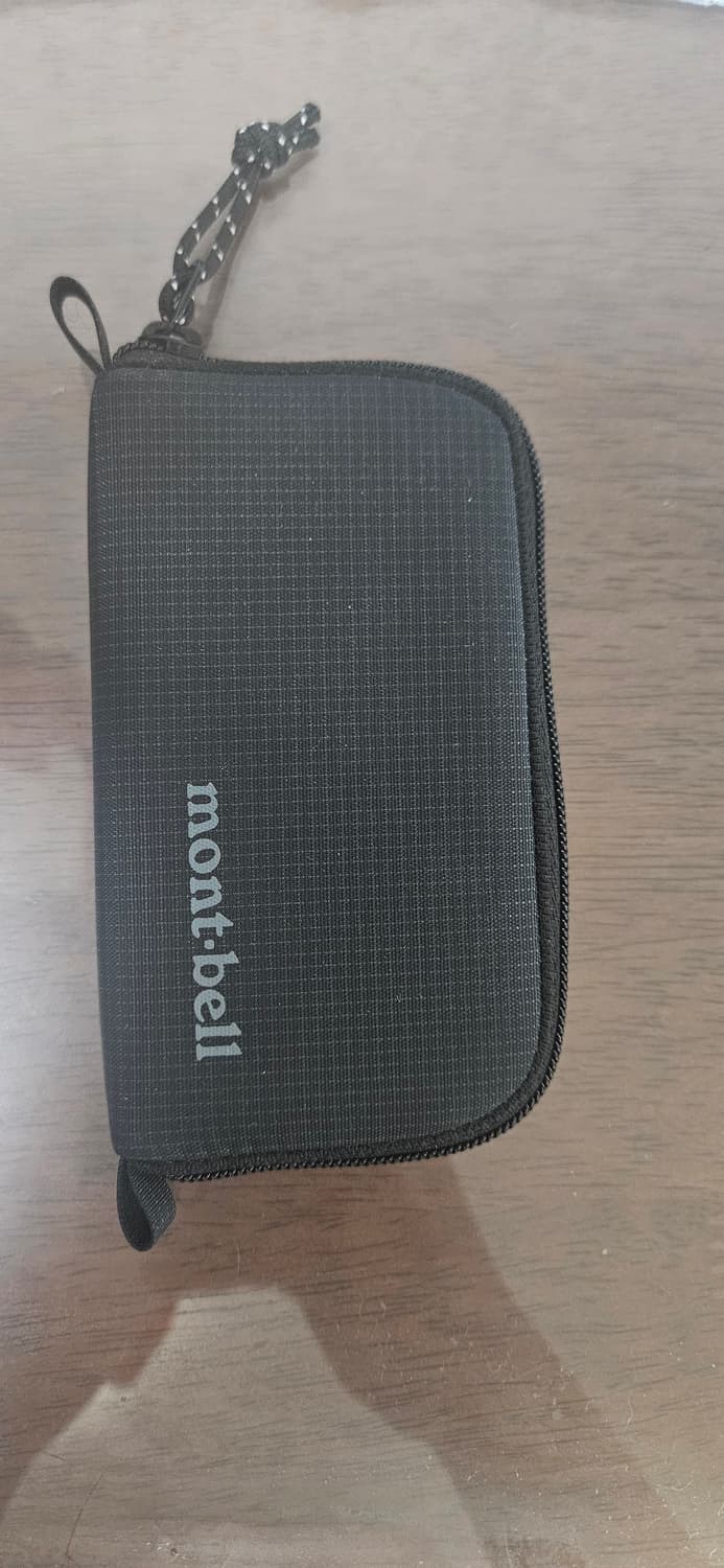 몽벨 미니 지퍼 월렛 블랙 상품이미지2