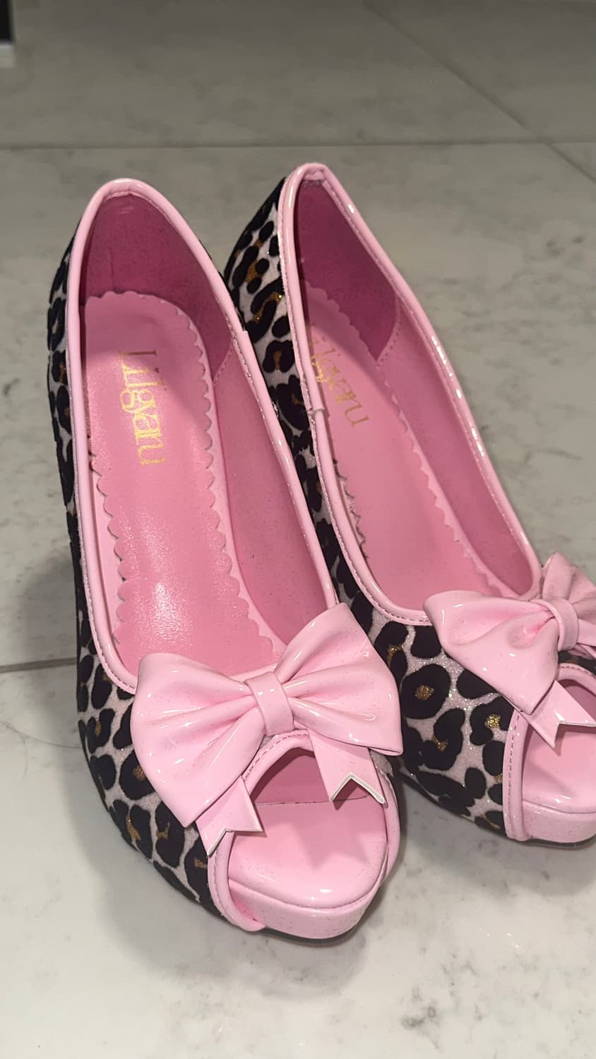 마즈깔 갸루깔 핑크 하이힐 구두 판매해요! 상품이미지2