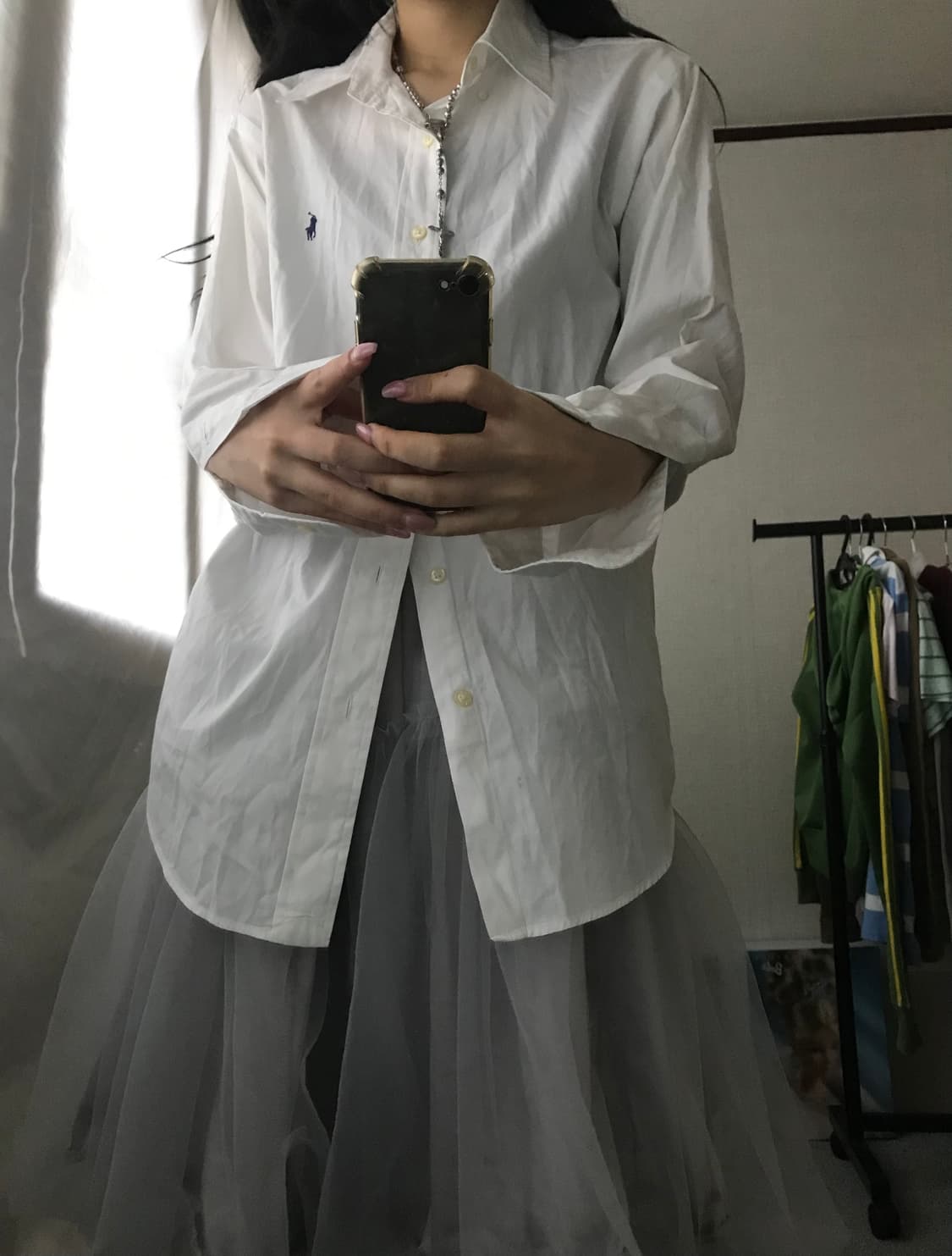 폴로 화이트 셔츠 상품이미지3
