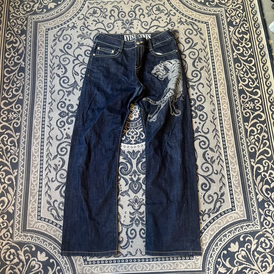 32 에비수 호랑이 데님 팬츠/W2257 상품이미지1