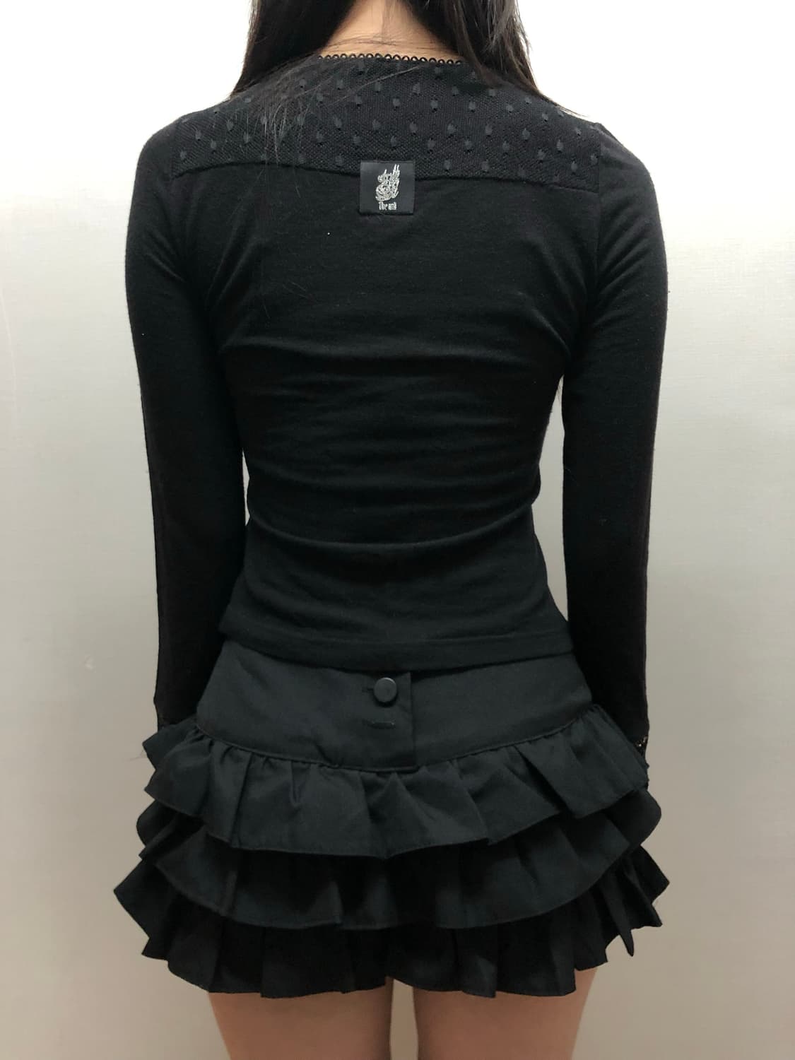 빈티지 블랙 오리엔탈 탑 상품이미지8