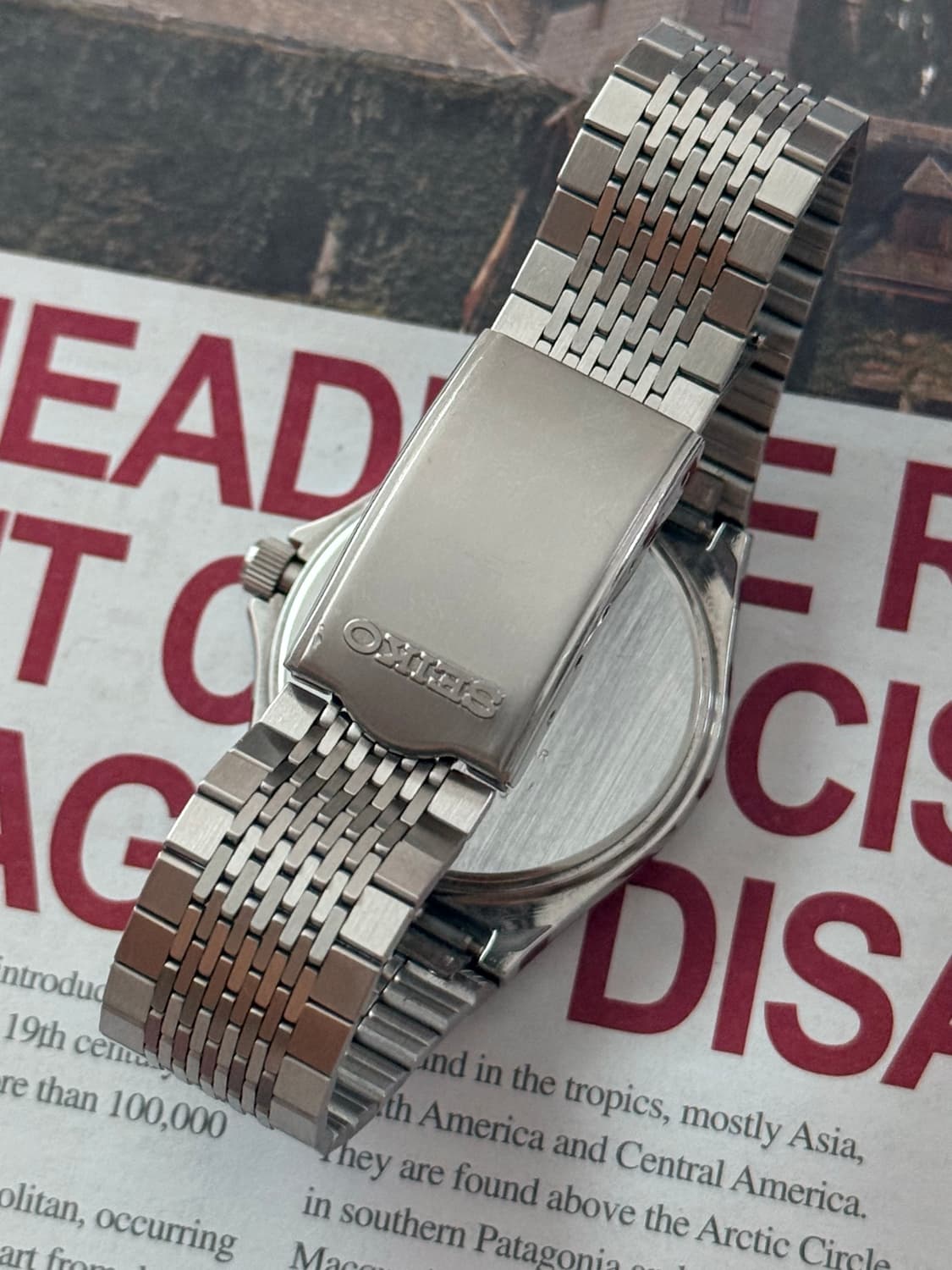Seiko 세이코 쿼츠 Chronos Day-Date 1989 상품이미지6
