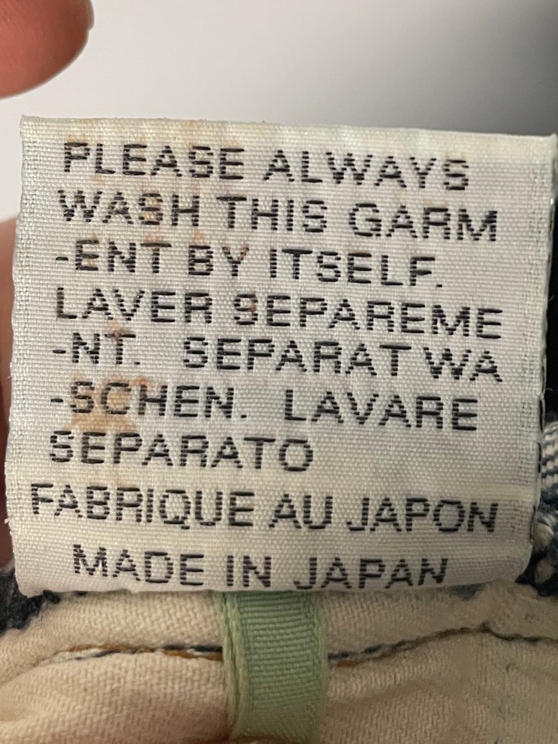 디올 에디슬리먼 워싱 슬림핏 데님 팬츠 (onp.73)  상품이미지9