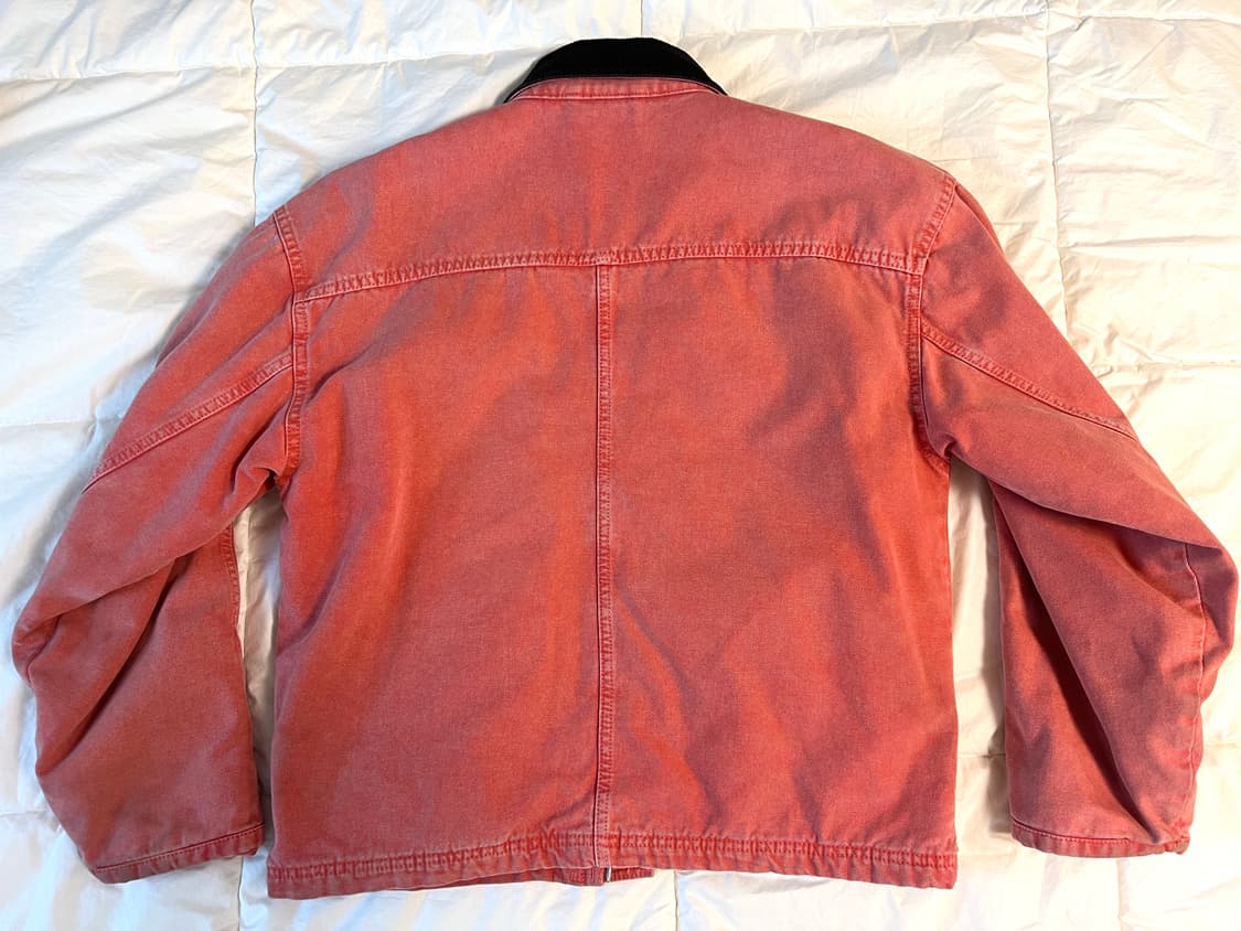 Stussy Washed Canvas Shop Jacket Orange 상품이미지6