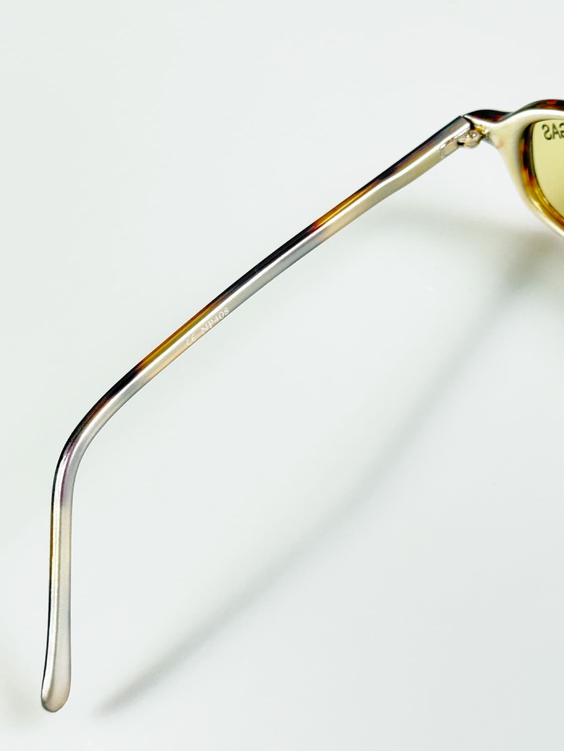 90s FIRE GAS 토터스쉘 뿔테 스퀘어 틴트 빈티지 선글라스 상품이미지7