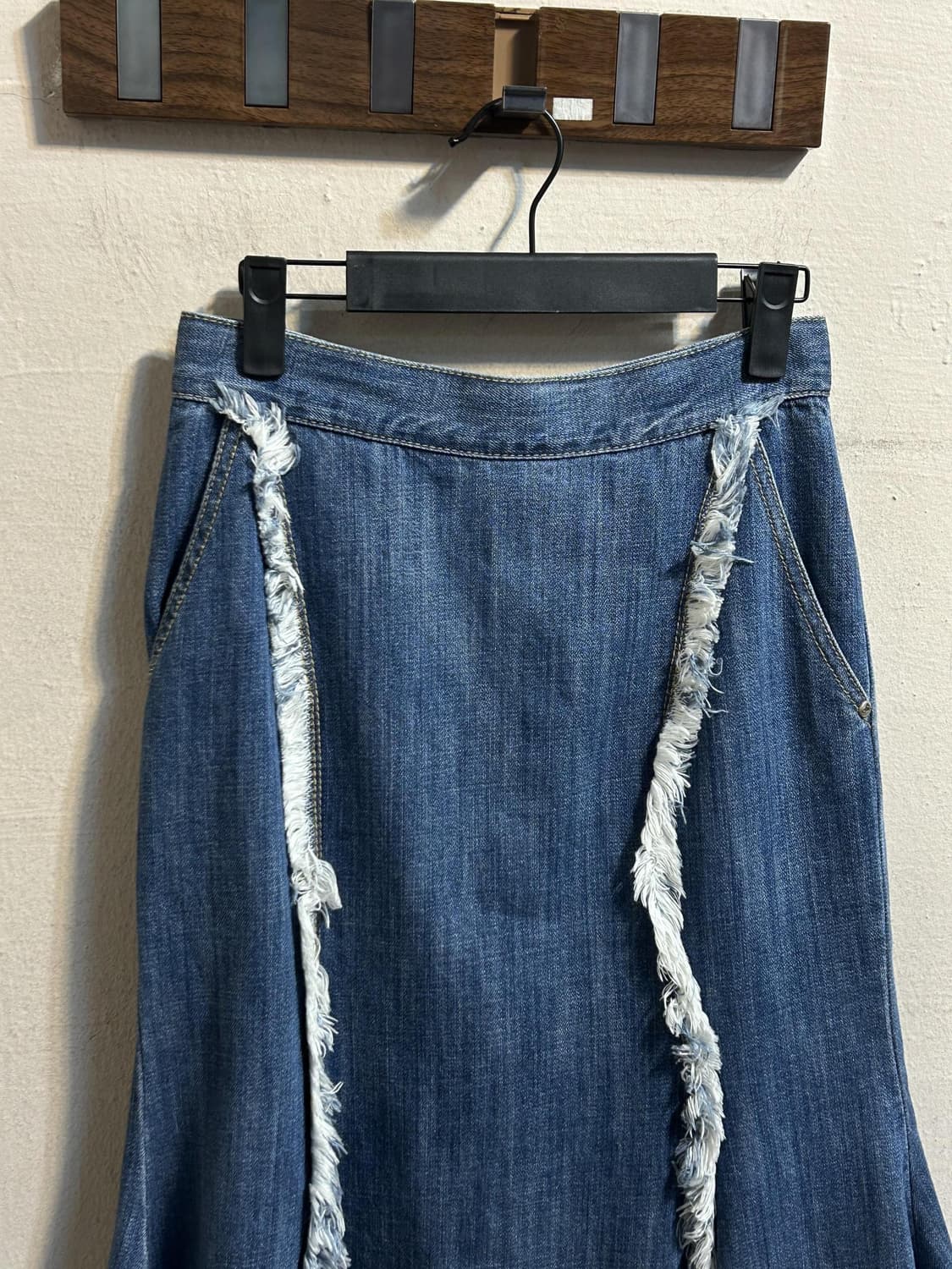 비비안 웨스트우드 앵글로매니아 컷오프 데님 머메이드 스커트 상품이미지6