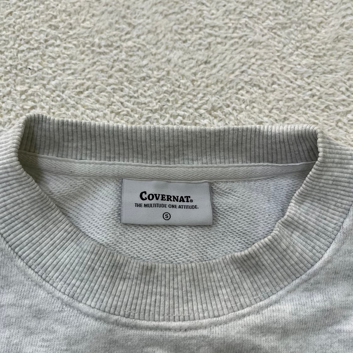 S 커버낫 스몰로고 맨투맨 0414M 상품이미지2