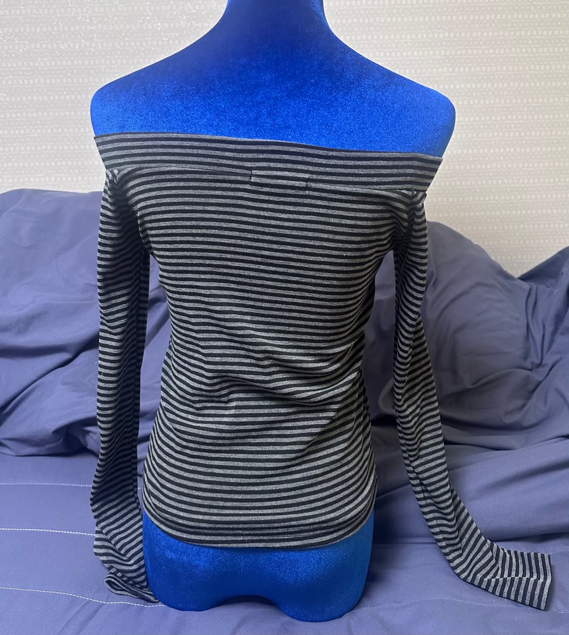 옾숄 단가라 긴팔티 상품이미지2