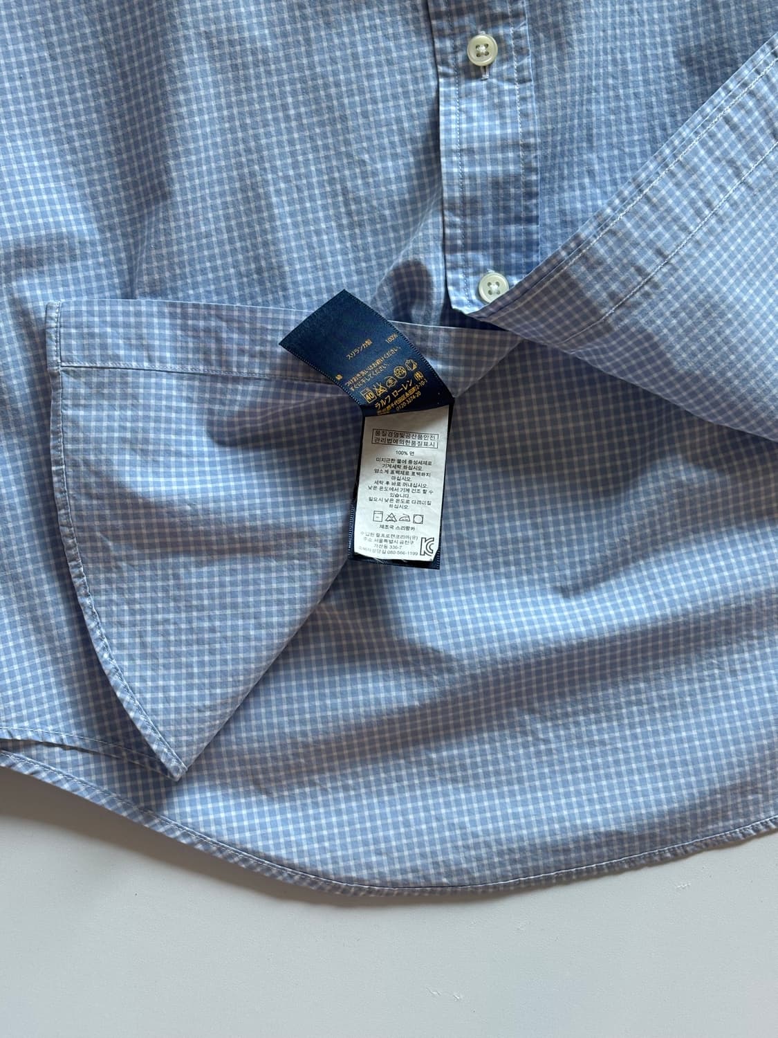 Polo 폴로랄프로렌 신형 체크 셔츠 상품이미지5