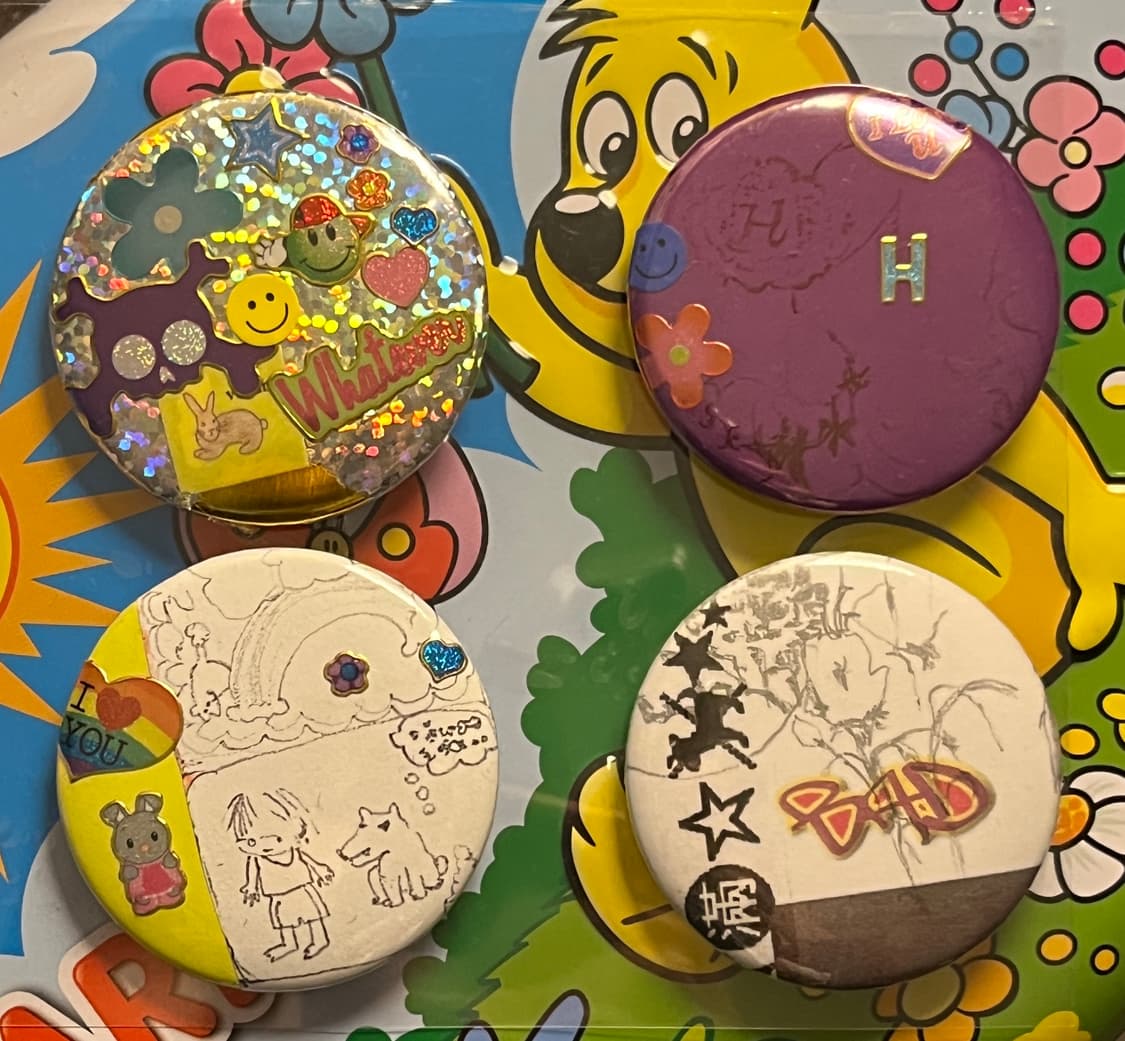 뱃지 핀버튼 브로치 {4ḙᾰ-1ṧḙт} 상품이미지5