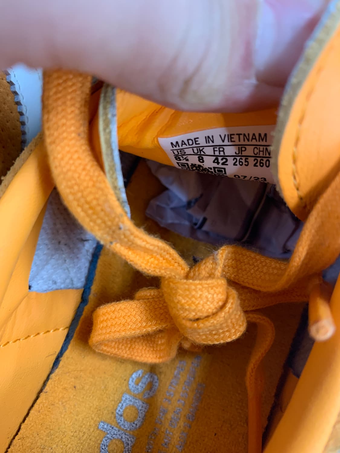 아디다스 삼바 오렌지 러쉬 265 상품이미지10