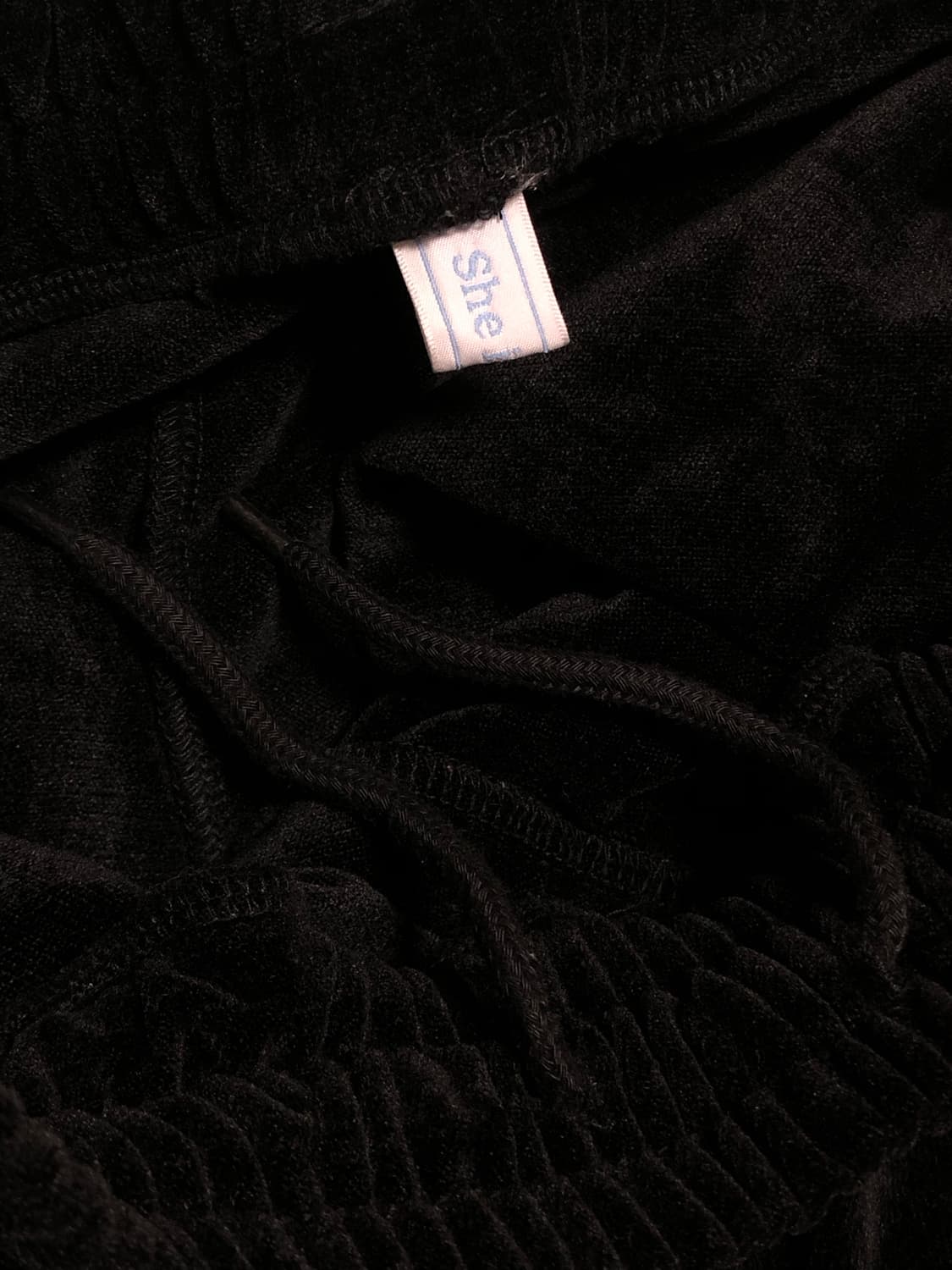 [She is cute] 스트레이트핏 트랙팬츠 (블랙) 상품이미지8