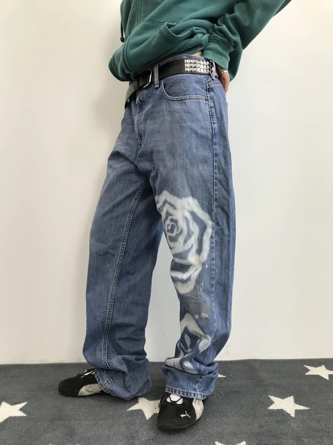 Levi’s 569 Custom Painted Denim Jeans 상품이미지2