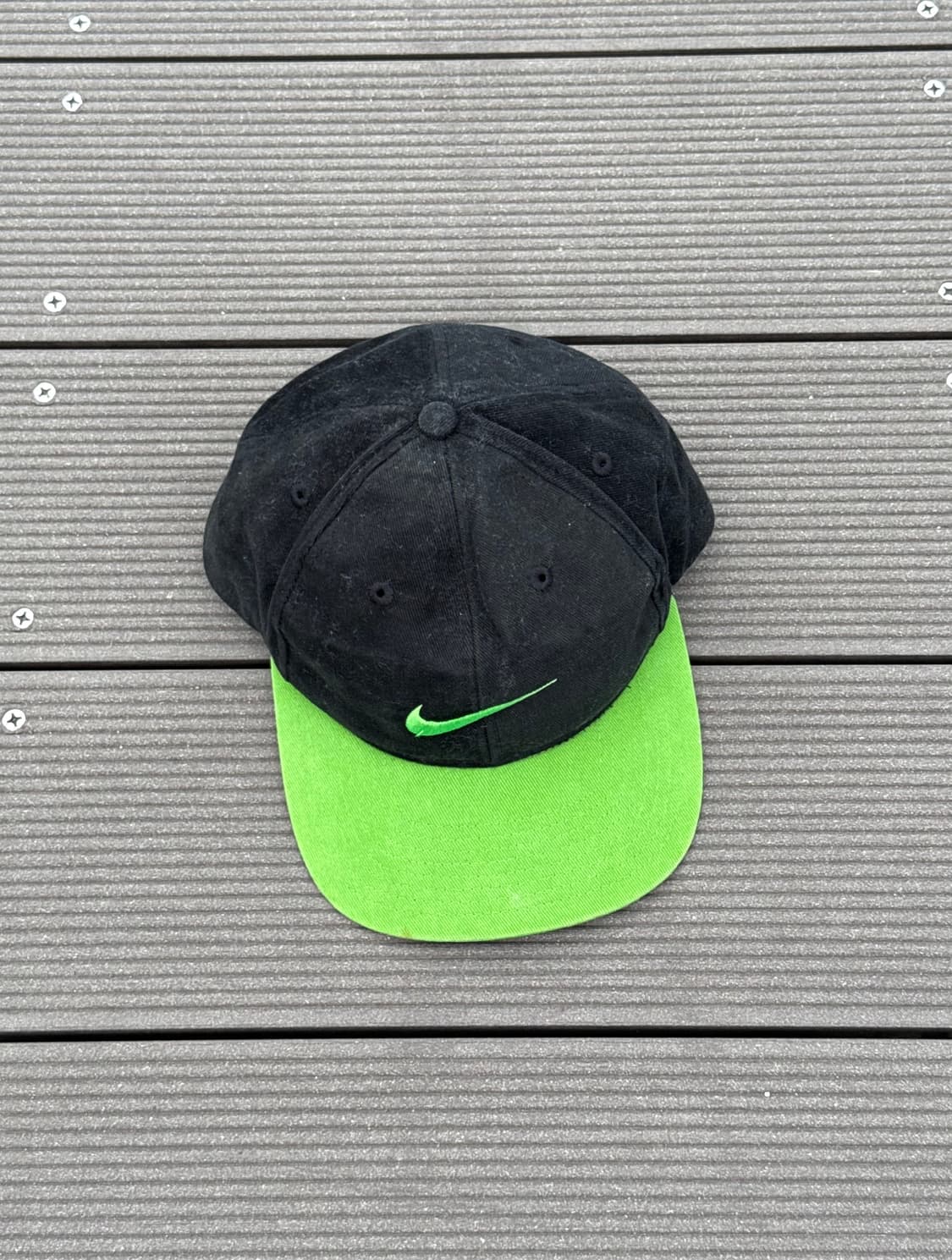 90s 빈티지 나이키 투톤 스우시 캡 MADE IN USA 상품이미지1