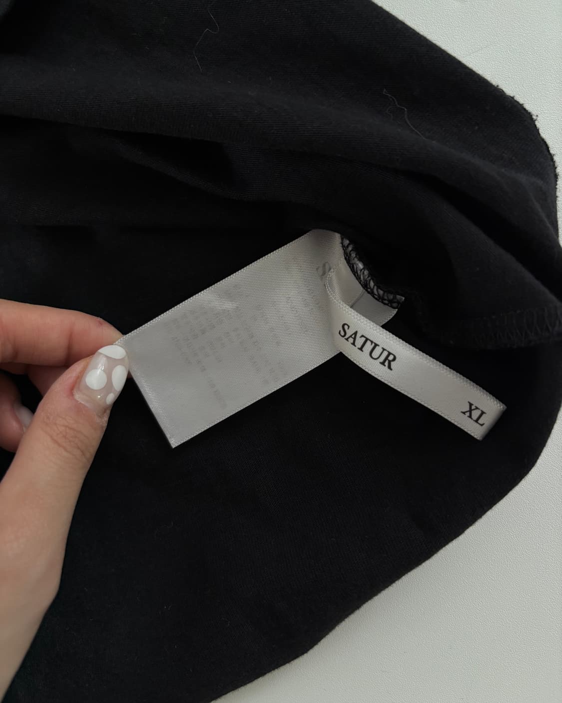 Satur 세터 블랙컬러 타로 그래픽 티셔츠 상품이미지5