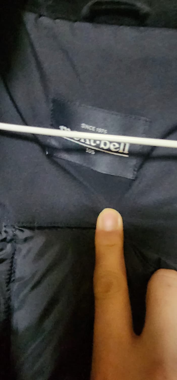 몽벨 남성 혜비패딩파카 점퍼xl (새상품) 블랙색상 상품이미지7