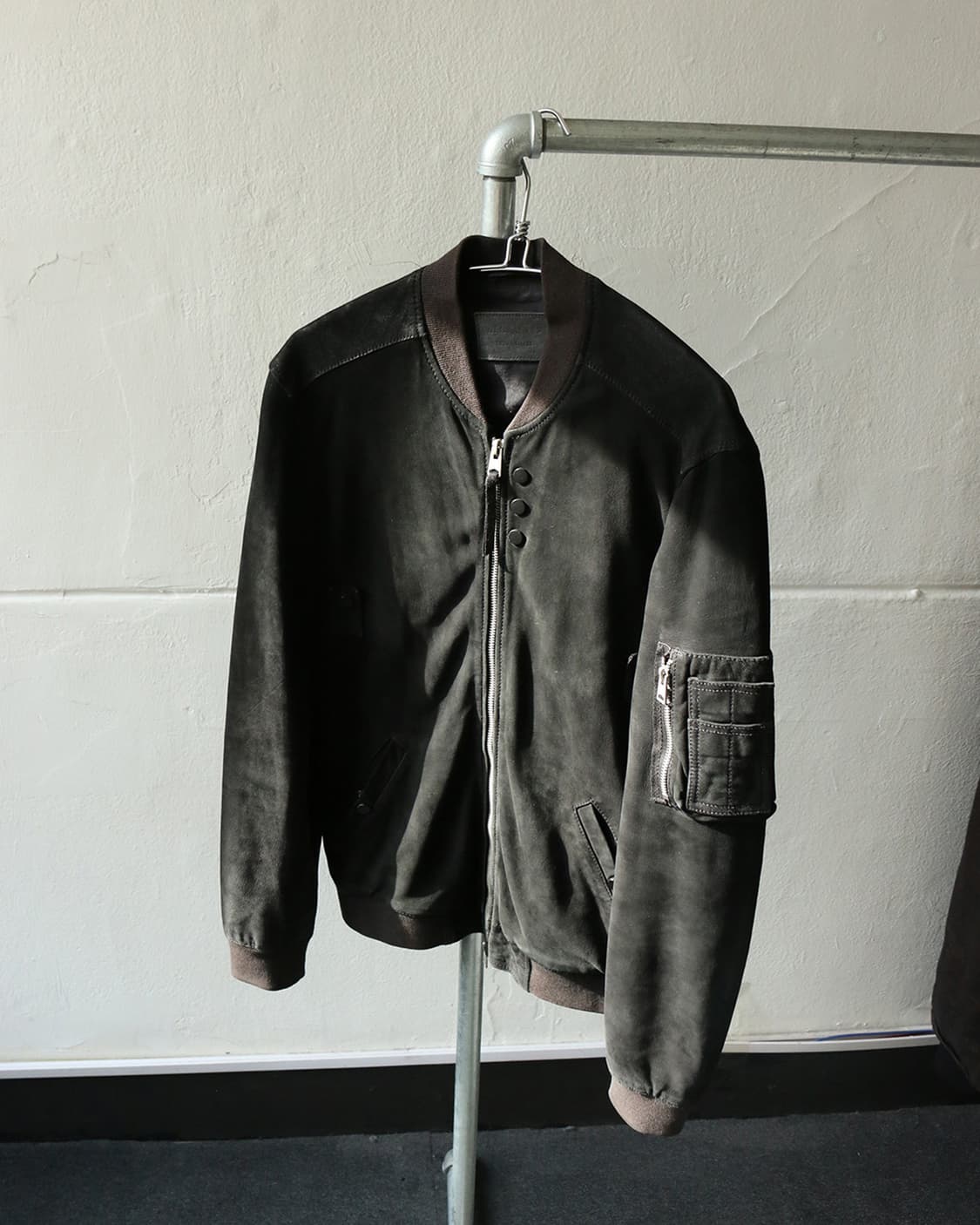 올세인츠 레더 봄버 자켓 상품이미지5