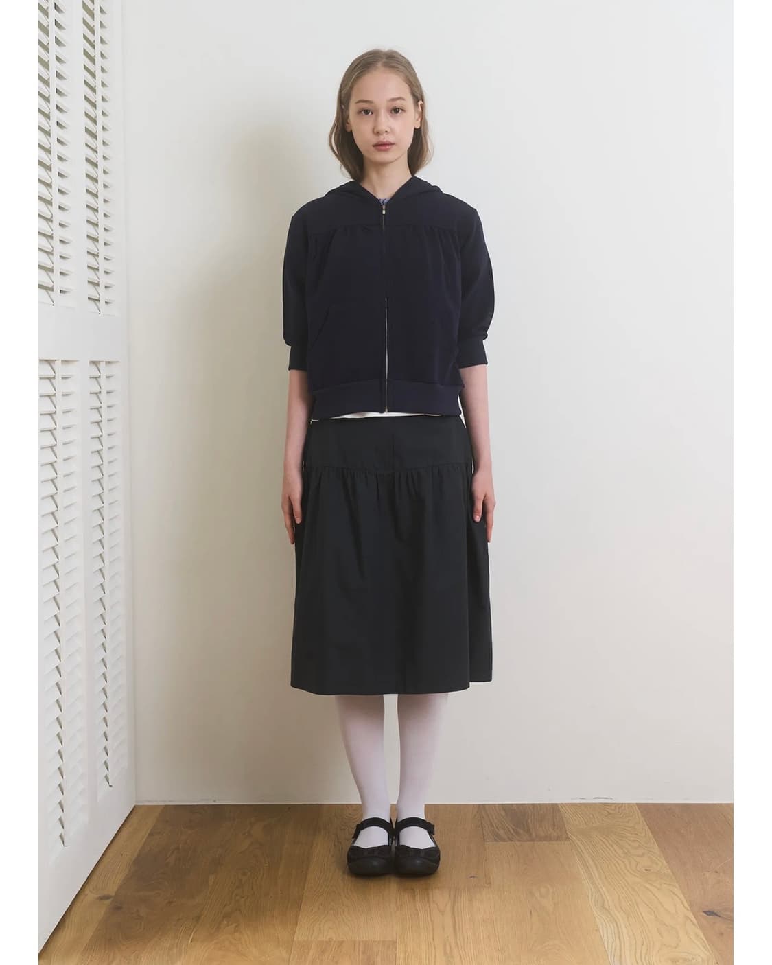 페스토 코튼 셔링 스커트 pesto SHIRRING SKIRT 상품이미지2