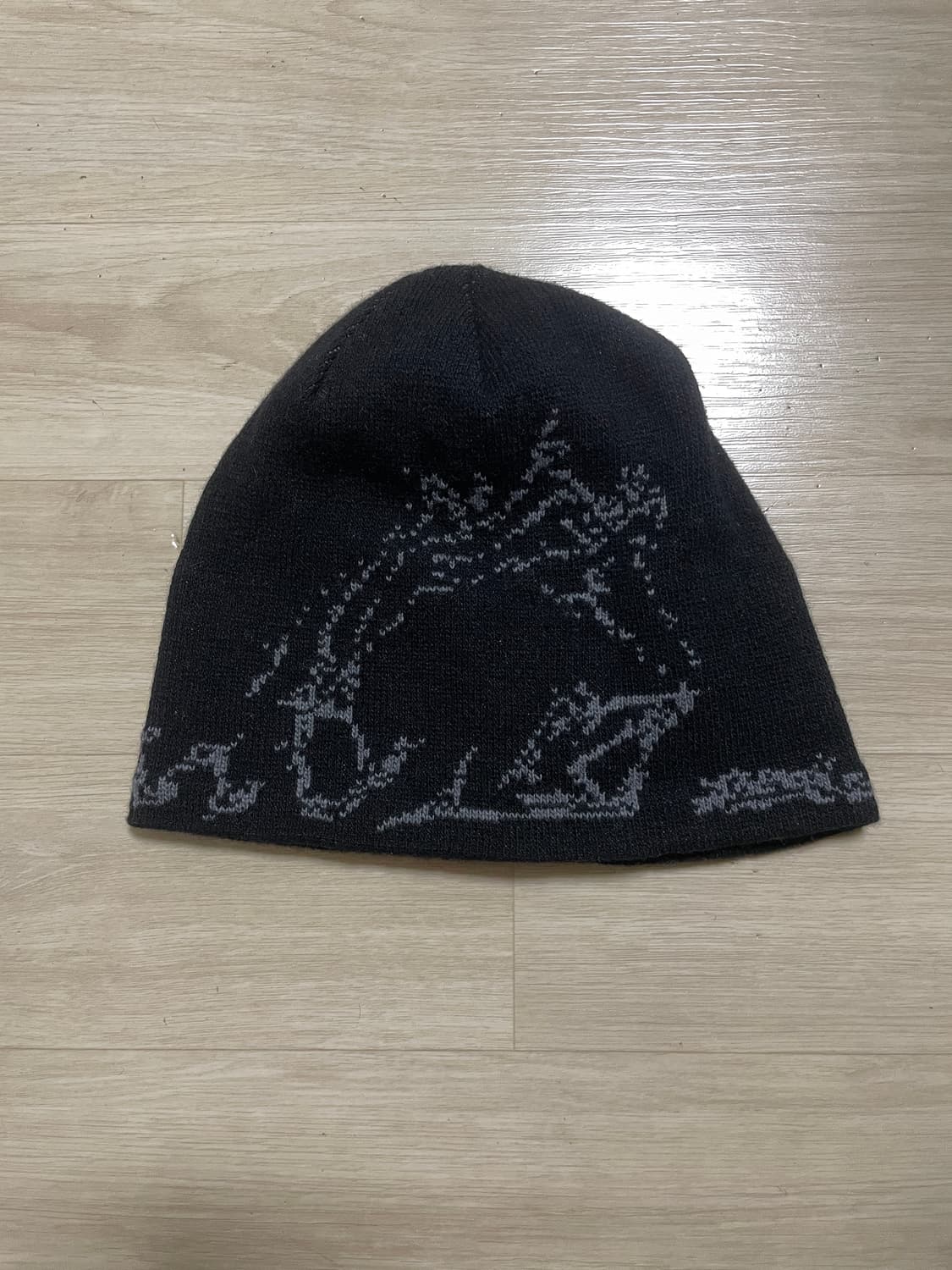 Hyein Seo Graphic Beanie Black OS 상품이미지3