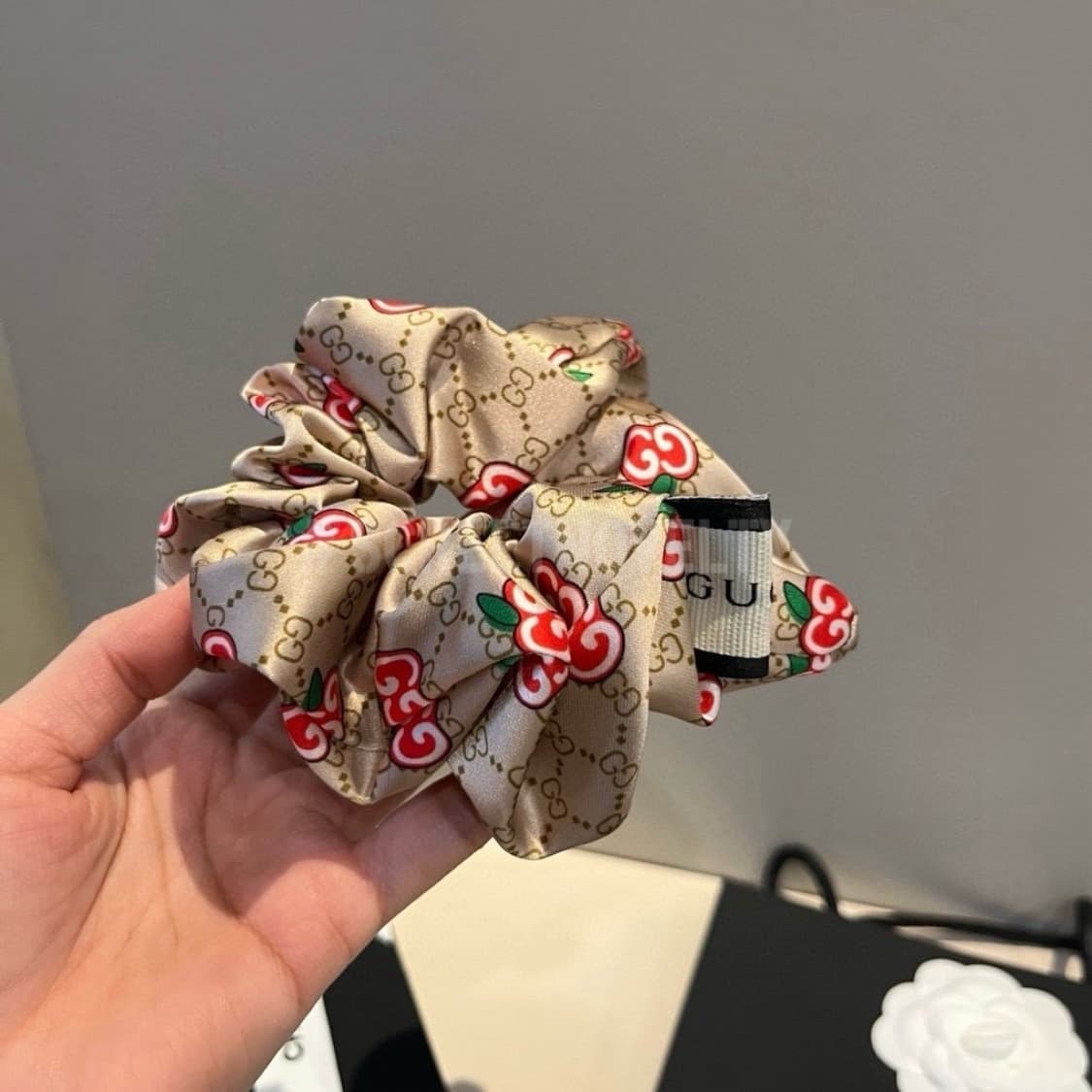 구찌 애플 더블G 헤어슈슈 상품이미지7