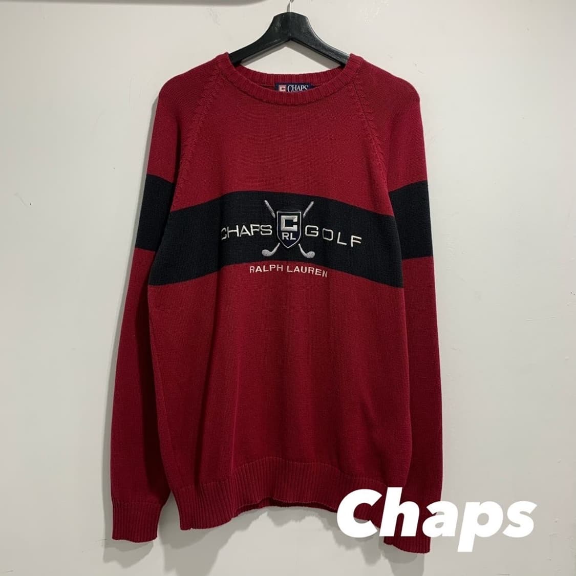 챕스 랄프로렌 빅로고 니트 상품이미지1