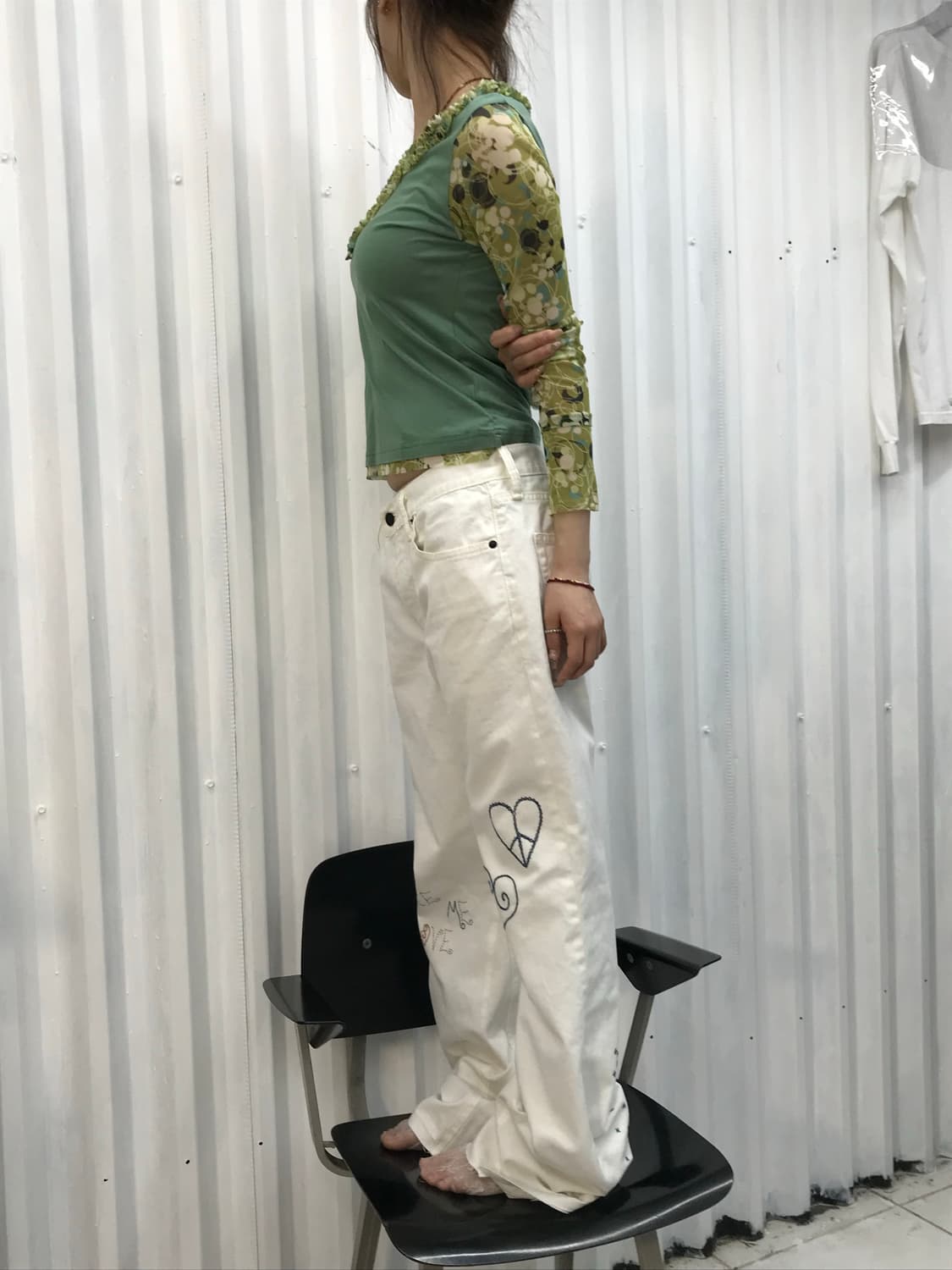 𝖭𝖮/S.012 LOVE Levi's Bootcut 상품이미지6