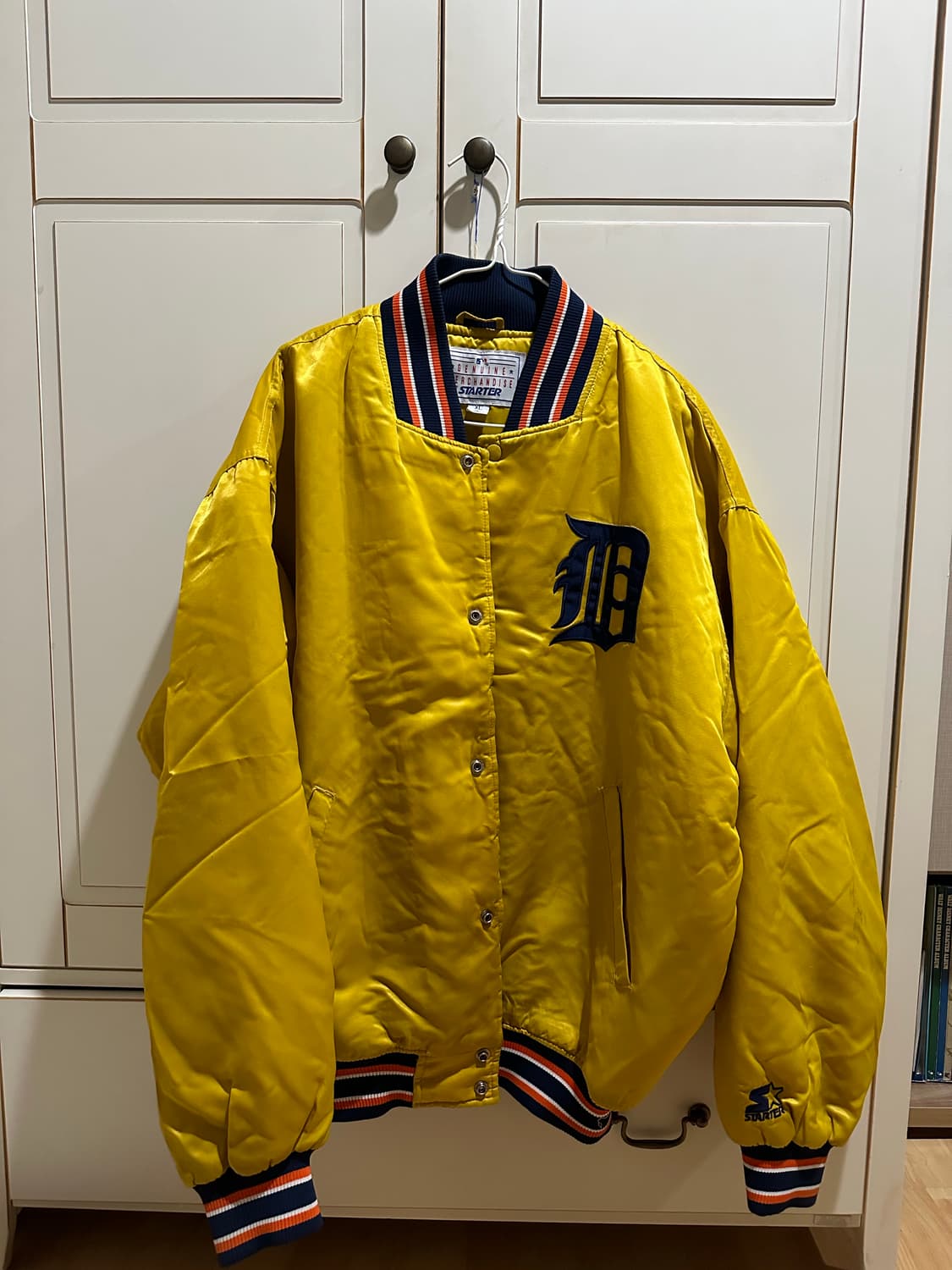 Starter 옐로우 오버사이즈 얇은 패딩(솜) 자켓  상품이미지1