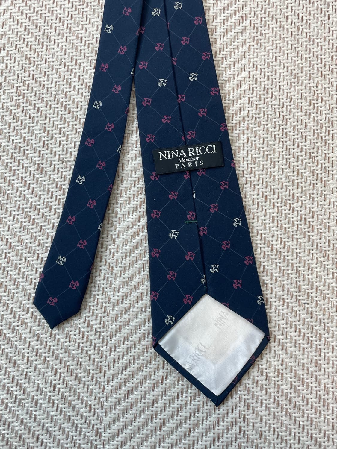 니나리치 네이비 넥타이  J03630 상품이미지1