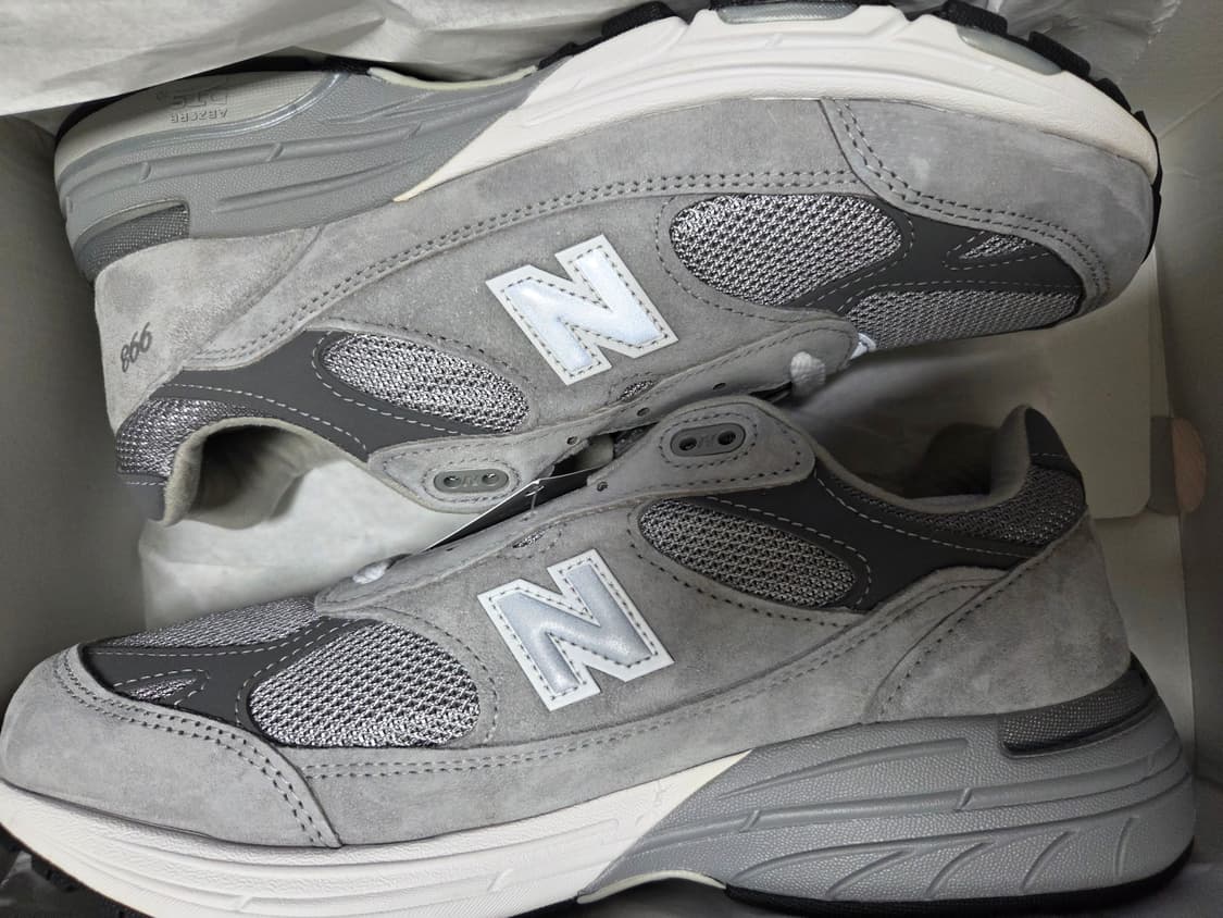 (W) 뉴발란스 993 메이드 인 USA - 그레이 팝니다. 상품이미지5