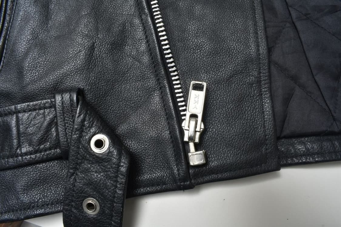 90S 리얼 레더 라이더 가죽 자켓 XL N1159 상품이미지9