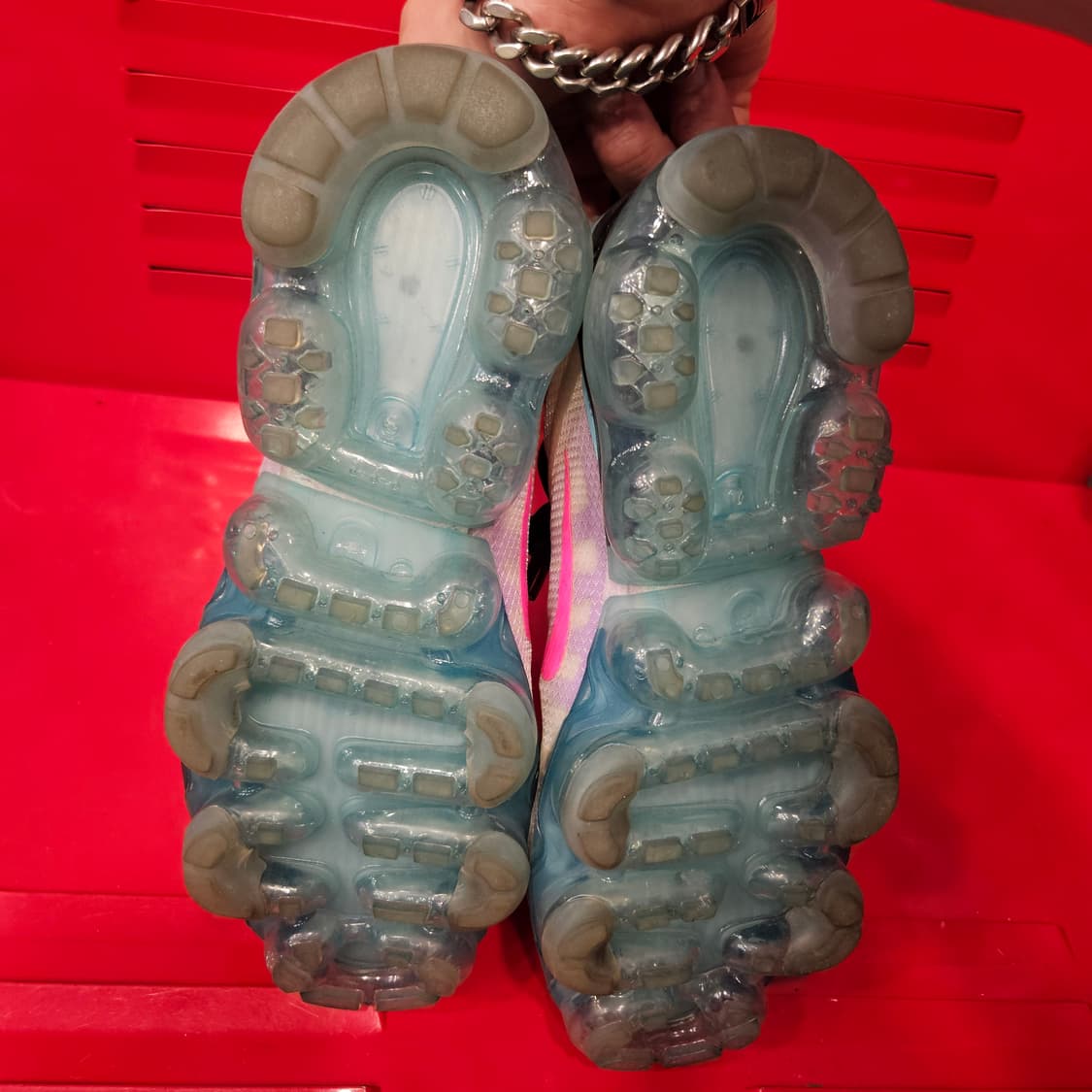 (거의새상품)나이키(NIKE) 베이퍼맥스 플레티넘 핑크 225size 상품이미지9
