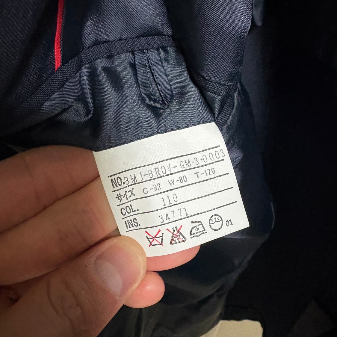 제이프레스 3 roll 2 금장 블레이저 자켓 / 네이비, S 상품이미지9