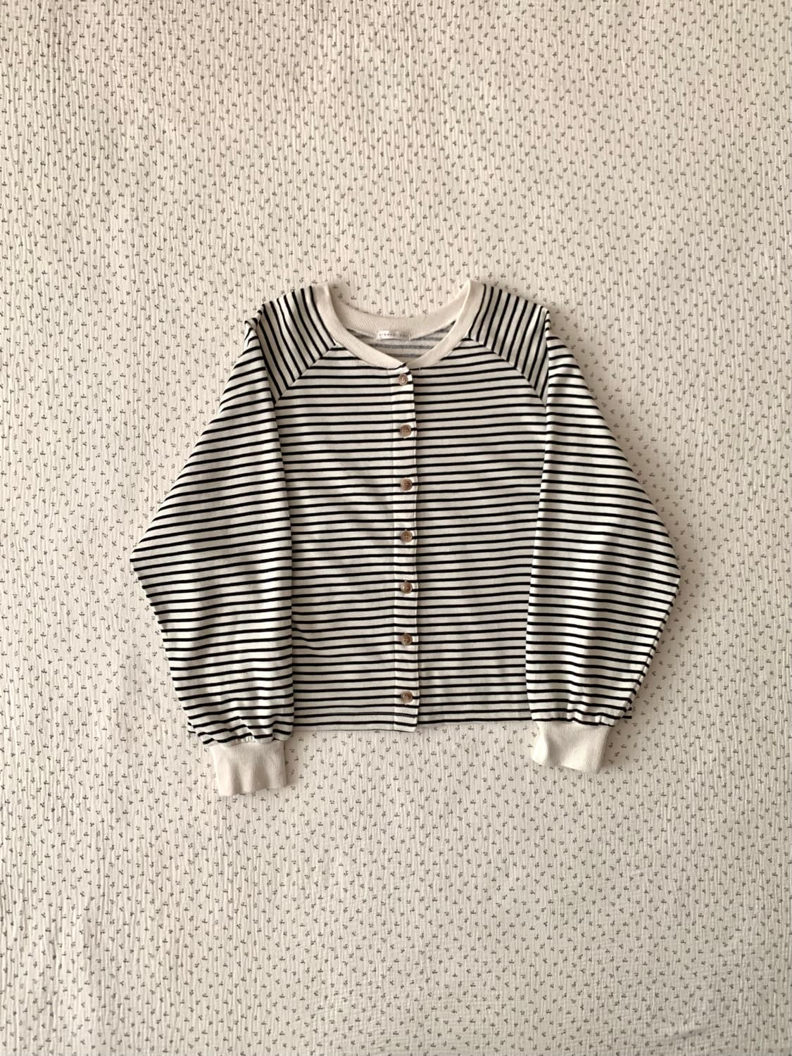 스트라이프 단가라 맨투맨 가디건 상품이미지4