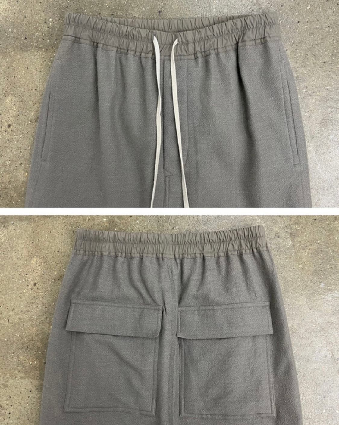 릭오웬스 드로스트링 크롭 팬츠 상품이미지3