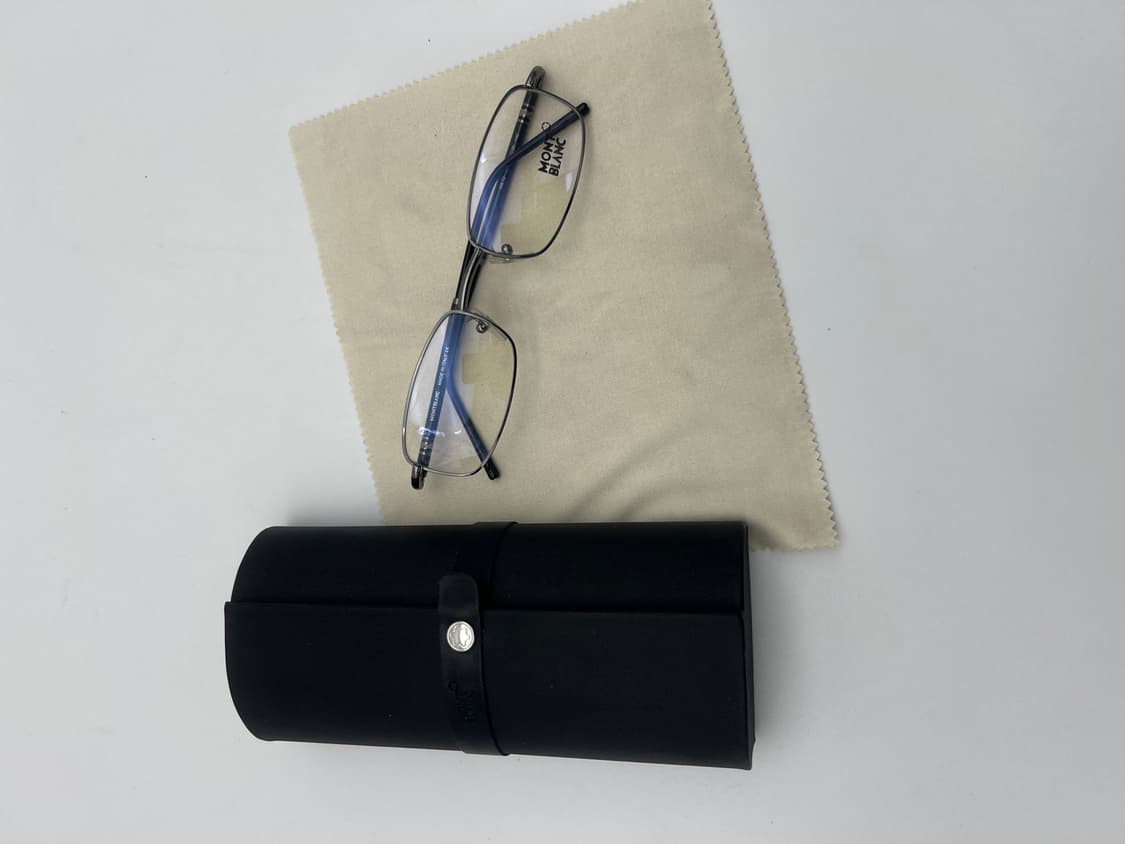 MONTBLANC 메탈 직사각 안경 MB 72 A36 상품이미지2