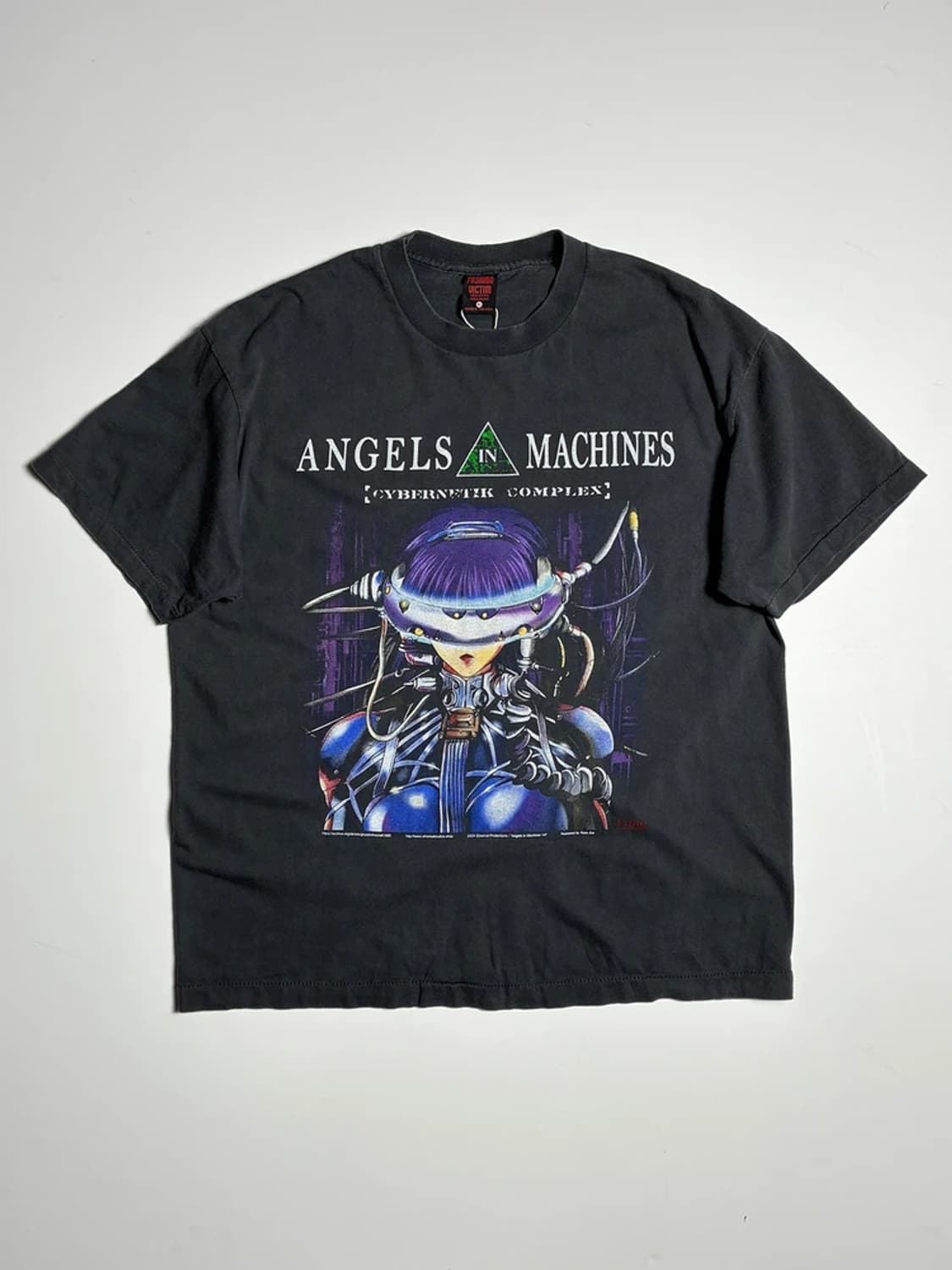Selected USA 공각기동대 그래픽 코튼 반팔 티셔츠 R1397 상품이미지1