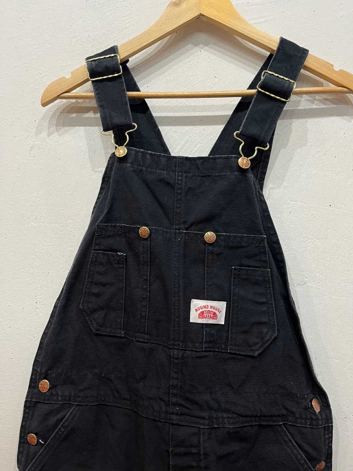 90년대 Round House 캔버스 더블니 오버롤 Made in USA 상품이미지2