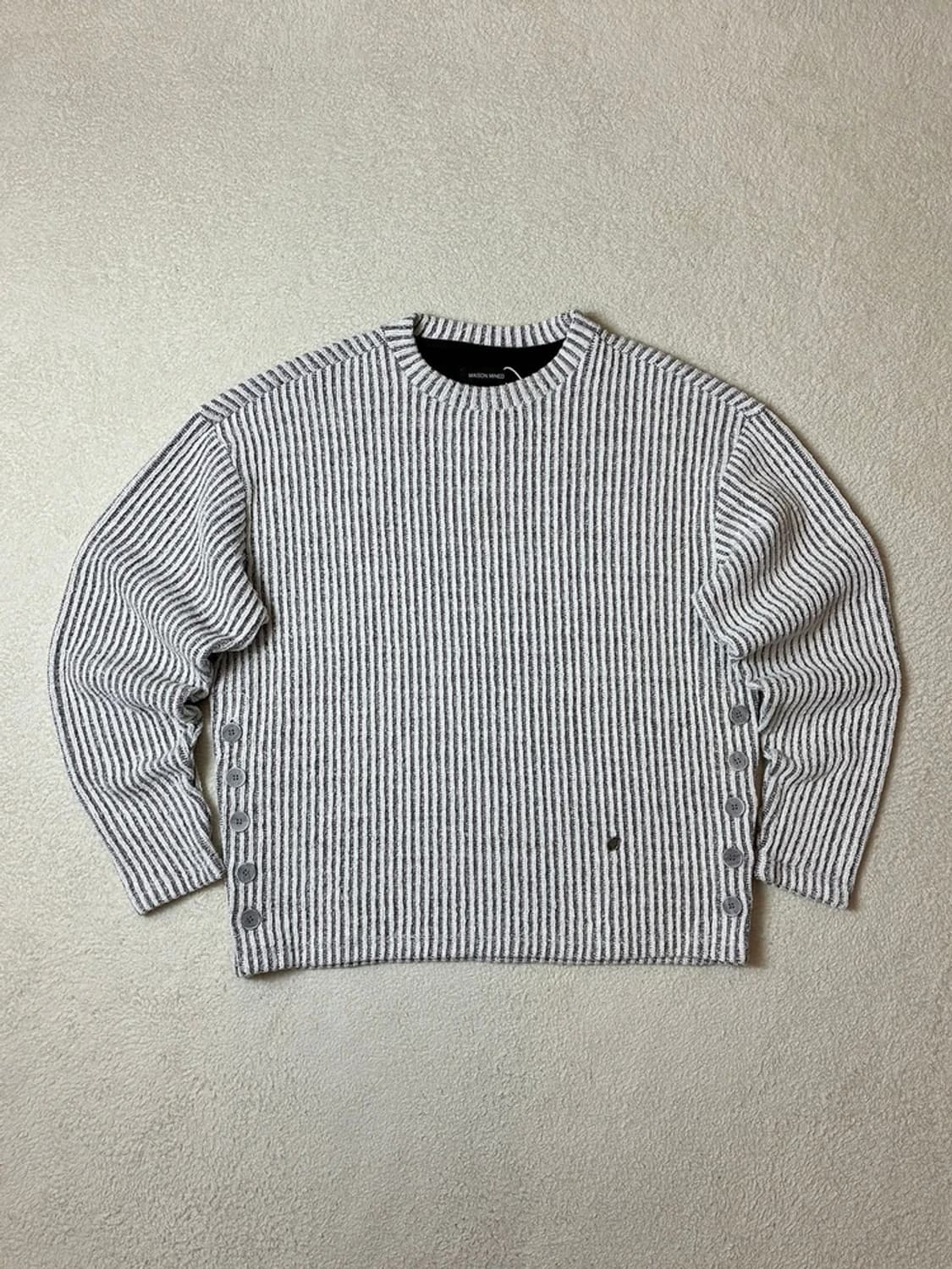 메종미네드 사이드버튼 더블 니트 PN6449 상품이미지1