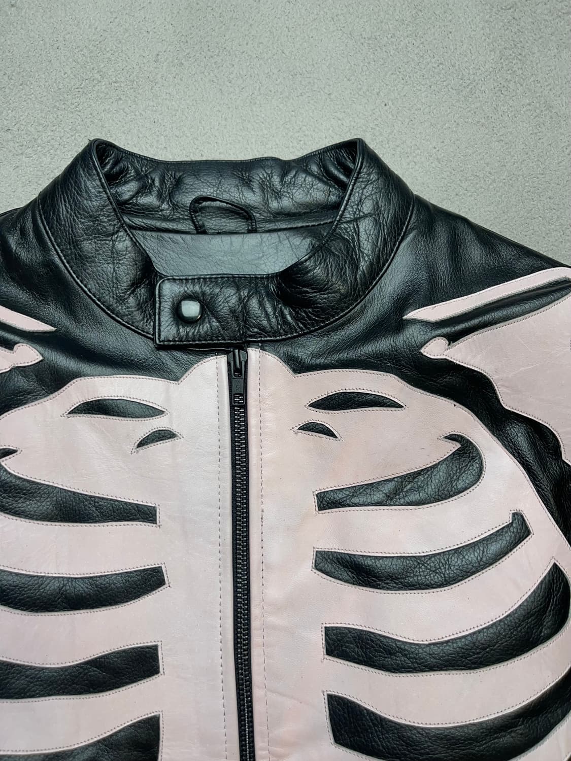 [택❌] 스켈레톤 소가죽자켓 -100-105 (밴슨 스타일) 상품이미지9