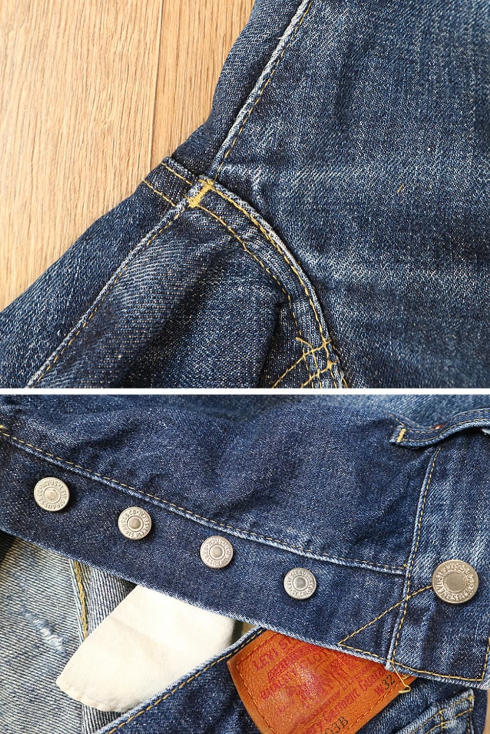 일본판 90s levis 리바이스 LVC 503BXX 빅E 셀비지 데님  상품이미지9